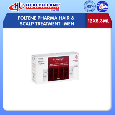  FOLTENE PHARMA HAIR & SCALP TREATMENT (12X8.3ML) -MEN